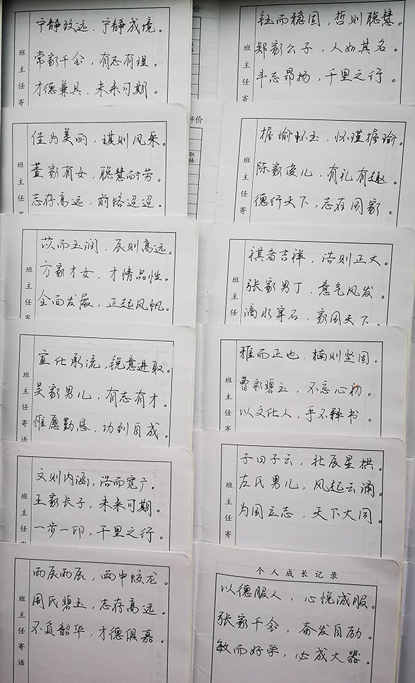 學(xué)生期末評語。受訪者提供