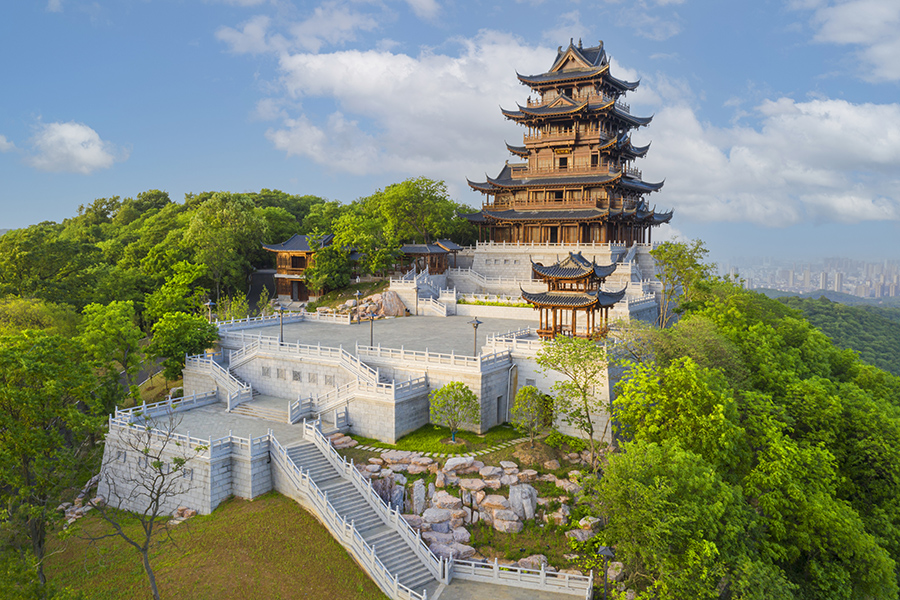 瑯琊山瑯琊閣。王鳳祥攝