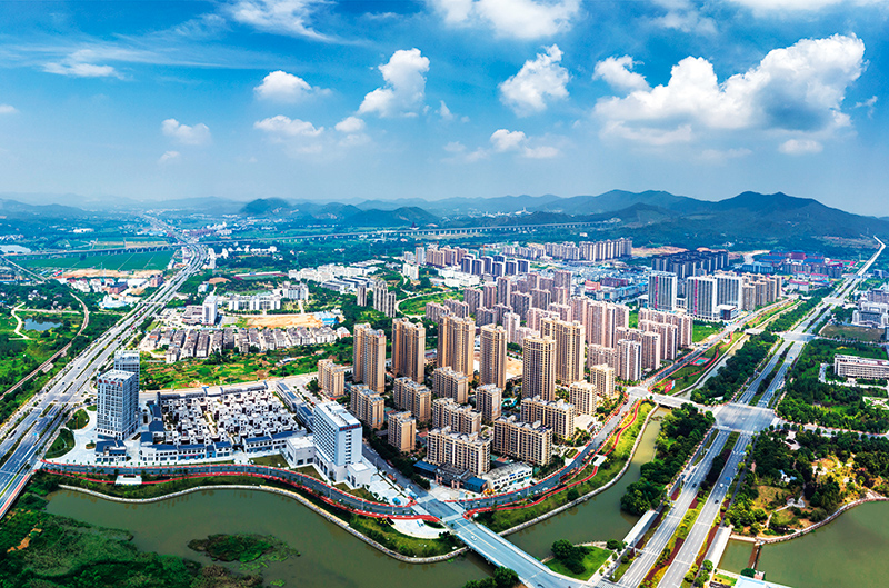 安慶北部新城。安慶市委網(wǎng)信辦供圖