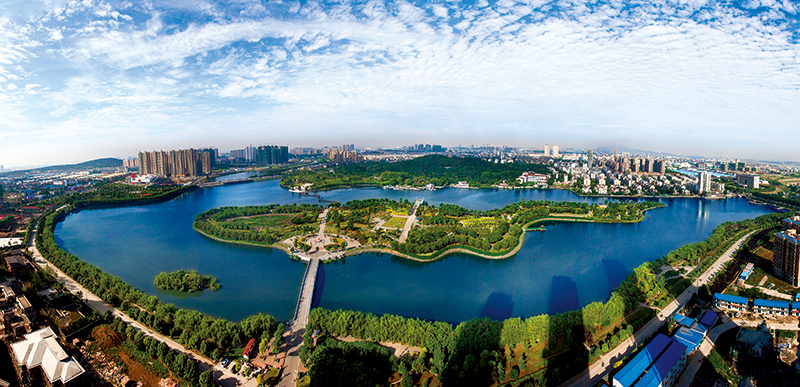 蚌埠張公山公園。蚌埠市委宣傳部供圖