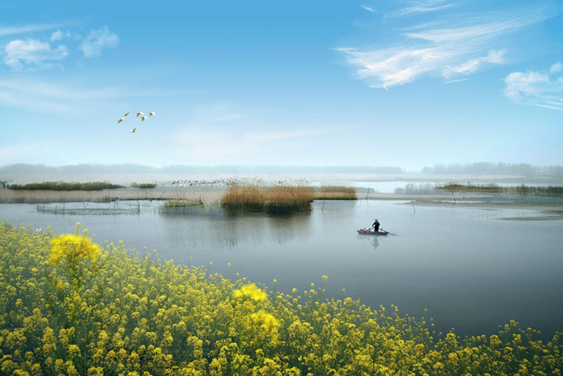 泗縣石龍湖國家濕地公園。吳天元 攝
