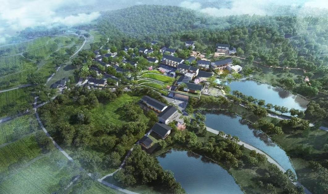 星野蓬境民宿項(xiàng)目效果圖。肥西縣問(wèn)旅局供圖