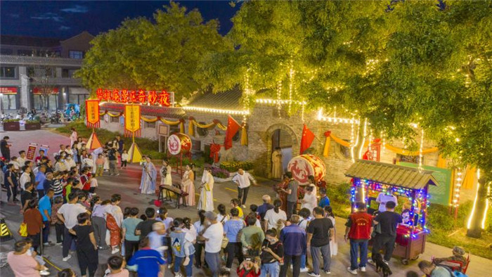 華祖庵夜游。亳州文旅集團(tuán)供圖