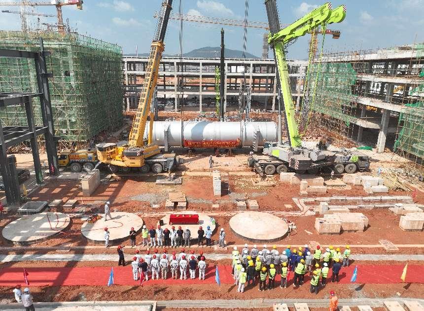 開工儀式現(xiàn)場。中化三建供圖