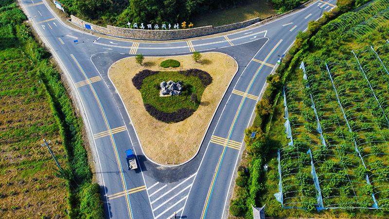 廣德市笄丁路。宣城市交通運(yùn)輸局供圖