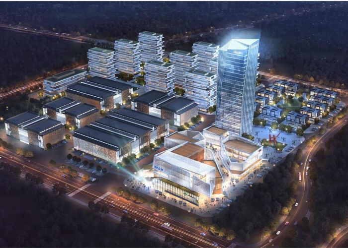 長江電影工業(yè)（中國?合肥）基地項目效果圖。包育曉供圖