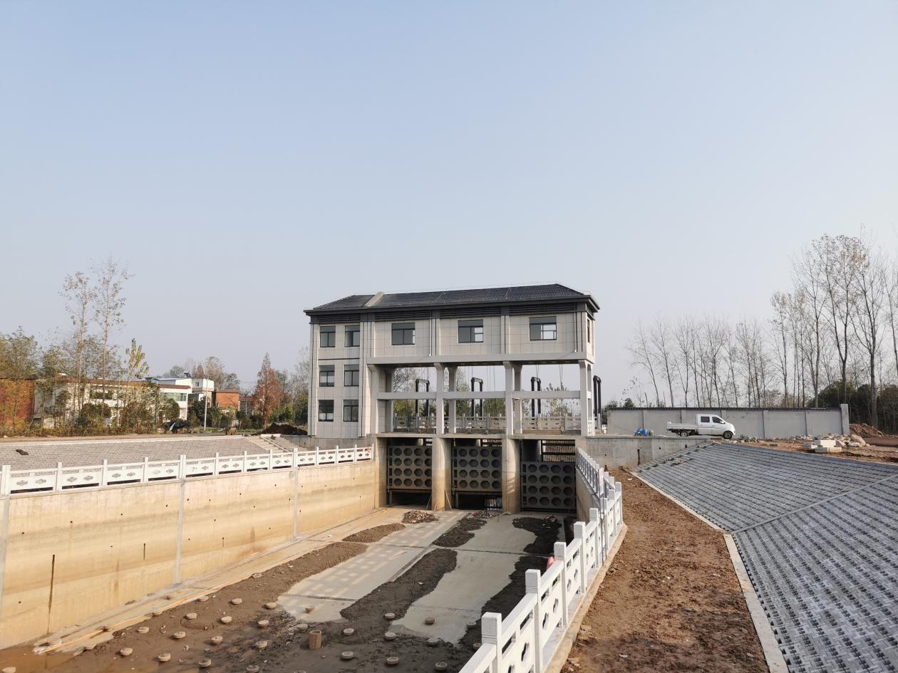 重建的排澇站。丁滿蓮供圖