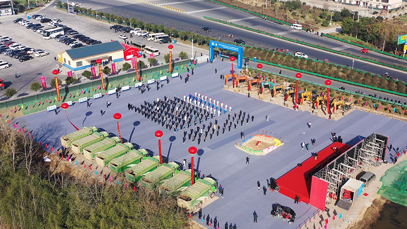 G4222和襄高速公路六安段開工。六安市委宣傳部供圖