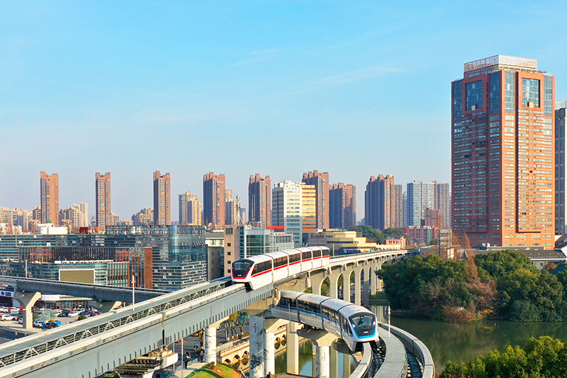 蕪湖軌道交通進(jìn)入雙線換乘時(shí)代。鄭遠(yuǎn)攝