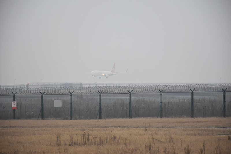 飛機(jī)抵達(dá)蕪宣機(jī)場(chǎng)。蕪宣機(jī)場(chǎng)公司供圖