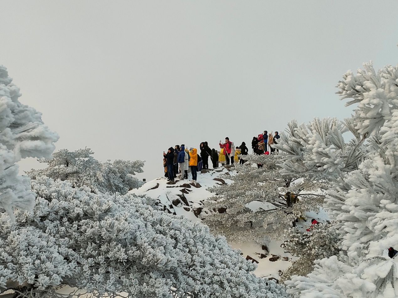 雪后黃山風(fēng)景區(qū)。汪新平攝