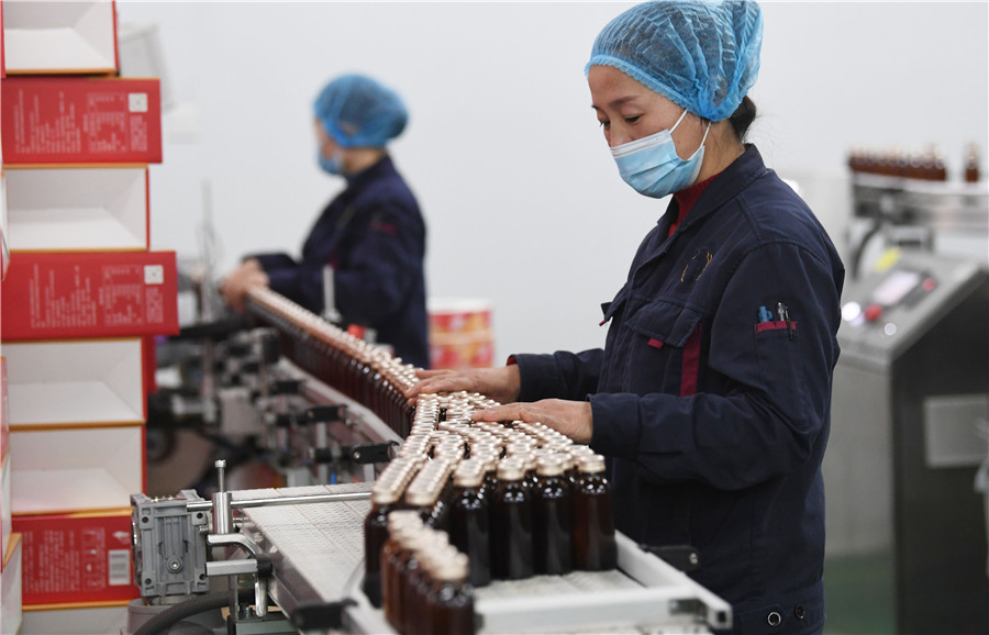 節(jié)后復(fù)工趕訂單。張延林攝