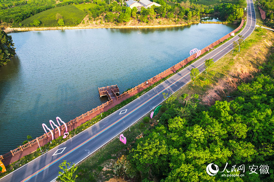 綠道穿起沿線旅游景點(diǎn)。人民網(wǎng)記者 苗子健攝 