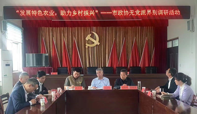 淮北市政協(xié)委員在濉溪縣四鋪“菊花小鎮(zhèn)”周陳村開展座談。楊經(jīng)驗(yàn)供圖