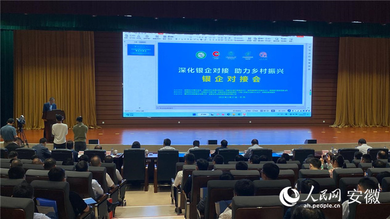 銀企對接會現(xiàn)場。 人民網(wǎng) 呂歡歡攝