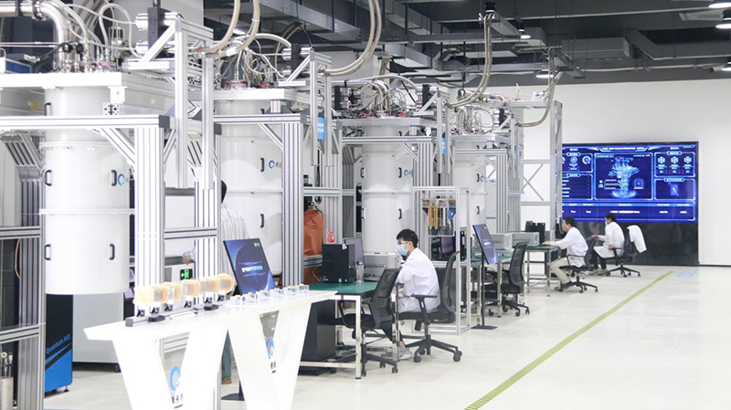 本源量子芯片制造封裝實(shí)驗(yàn)室。受訪企業(yè)供圖