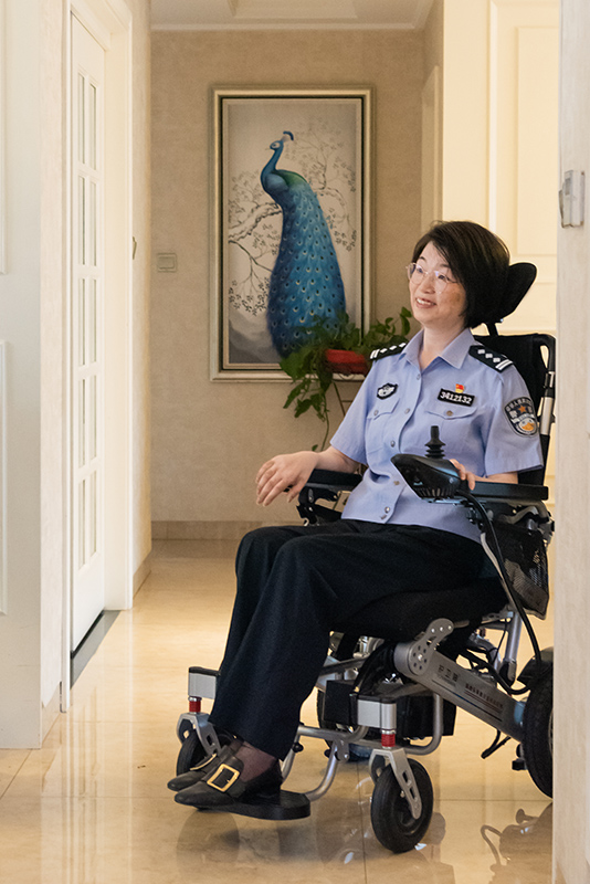 身體漸凍但心有陽光。安徽省司法廳供圖