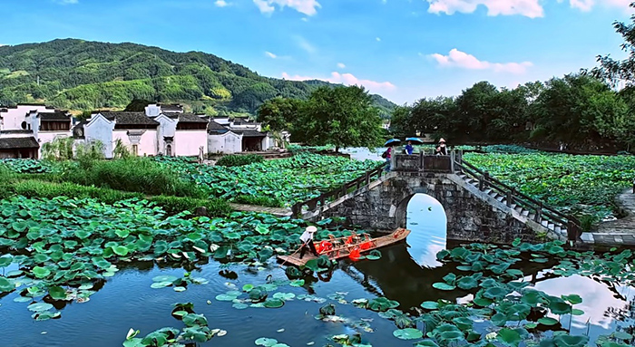 黃山市徽州區(qū)呈坎景區(qū)。小紅書(shū)@Mr.雷供圖