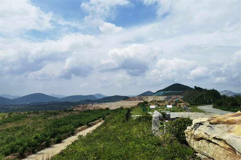 國家級綠色礦山廣德市青嶺石灰石礦區(qū)趙山石灰石礦。李國榮供圖