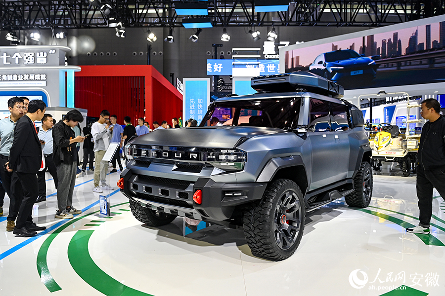奇瑞捷途汽車展示。人民網(wǎng)記者 苗子健攝