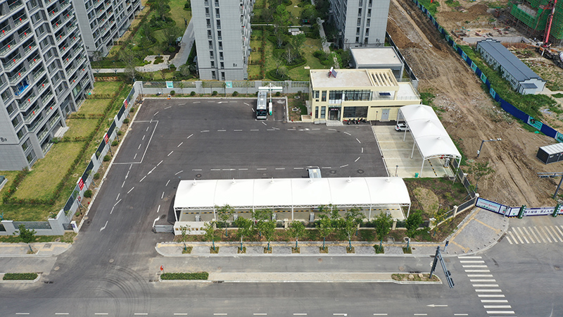 廟東路公交首末站。趙倩楠攝
