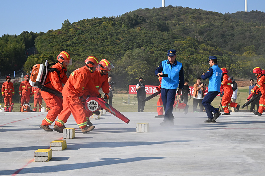 風力滅火項目。陳瑤攝