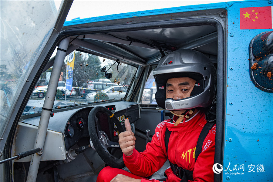 車手完賽后信心滿滿。人民網(wǎng)記者 李希蒙攝