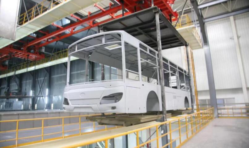 合肥安凱汽車5G工廠項(xiàng)目。安徽移動(dòng)供圖