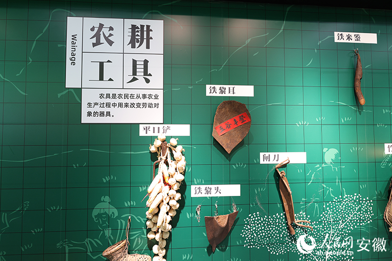 大江市集特地布置的農(nóng)耕文化墻。人民網(wǎng)記者 張俊攝