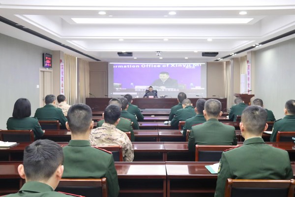 武警官兵開(kāi)展消防安全培訓(xùn)會(huì)。銅陵市消防救援支隊(duì)供圖