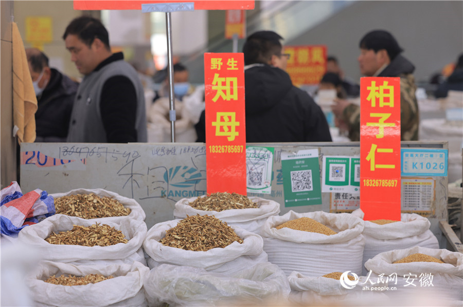 在售的中藥材。人民網(wǎng)記者 王曉飛攝