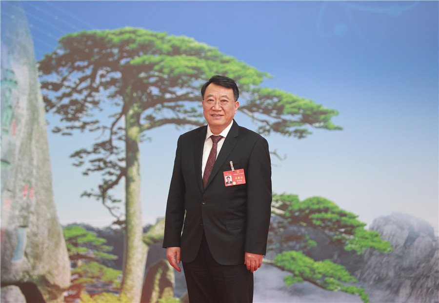 全國人大代表、合肥市市長羅云峰。合肥市委宣傳部供圖