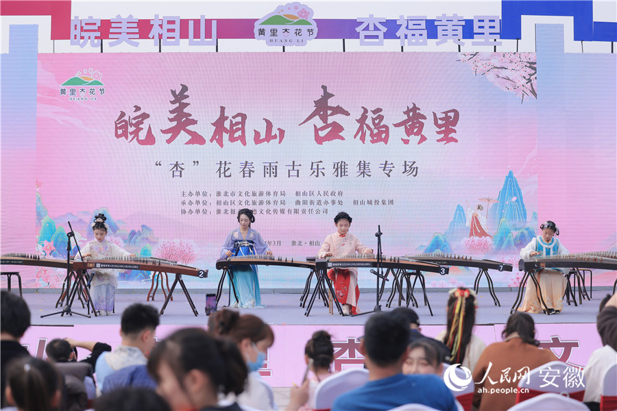“杏”花春雨古樂雅集專場演出。人民網(wǎng)記者 王曉飛攝