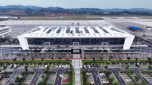 鄂州花湖機(jī)場(chǎng)。鄂州市委宣傳部供圖