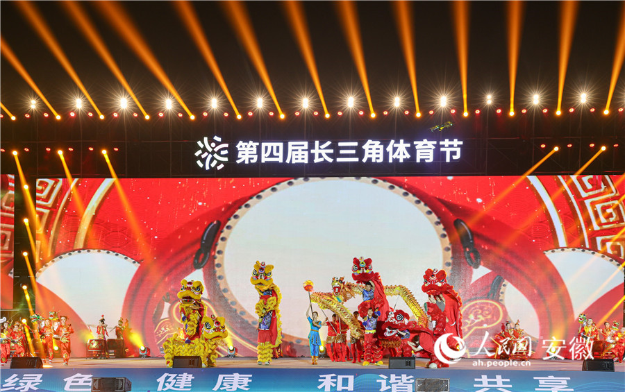開幕式上精彩的文藝表演。人民網(wǎng)記者 張俊攝