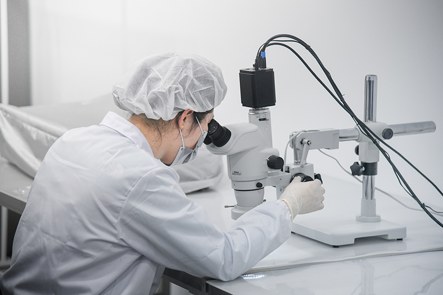有機質(zhì)文物分析研究。武王墩墓考古工作隊供圖
