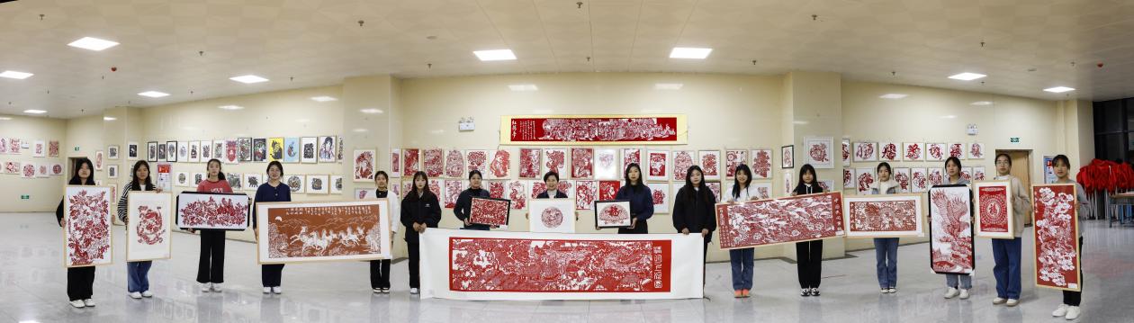 剪紙作品展。宿州逸夫師范學校供圖