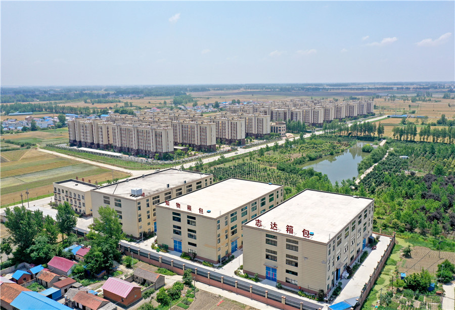 淮河行蓄洪區(qū)居民遷建工程安置點。