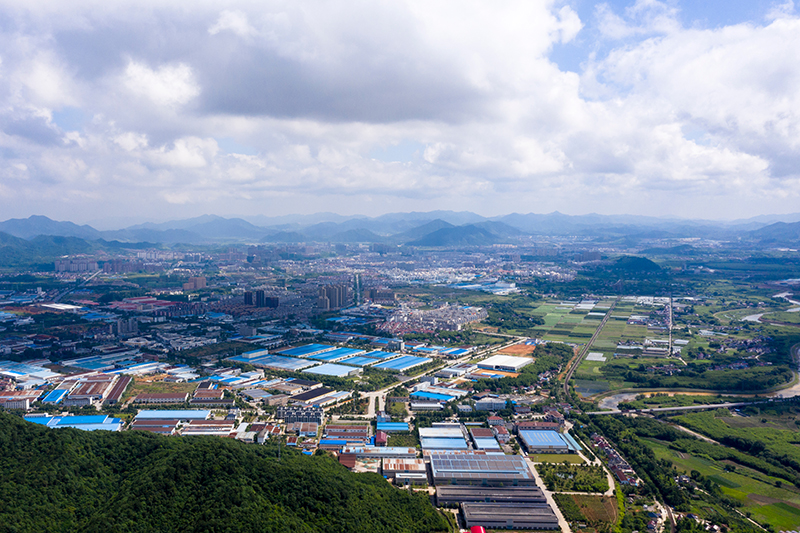 俯瞰寧國市經(jīng)開區(qū)一隅。寧國市委宣傳部供圖