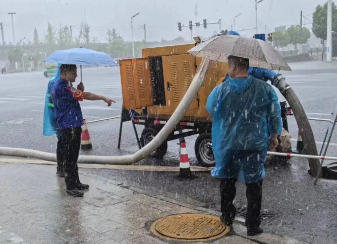 直擊阜陽防汛排澇一線。
