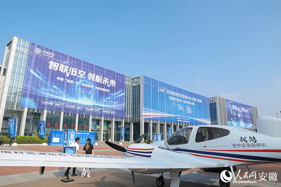 2024低空經(jīng)濟(jì)發(fā)展大會(huì)于9月7日在安徽蕪湖開(kāi)幕。人民網(wǎng)記者 張俊攝