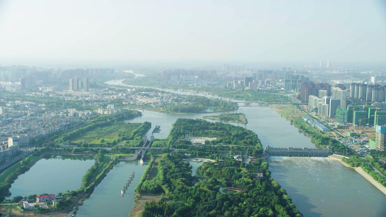 潁河阜陽閘。阜陽市水利局供圖