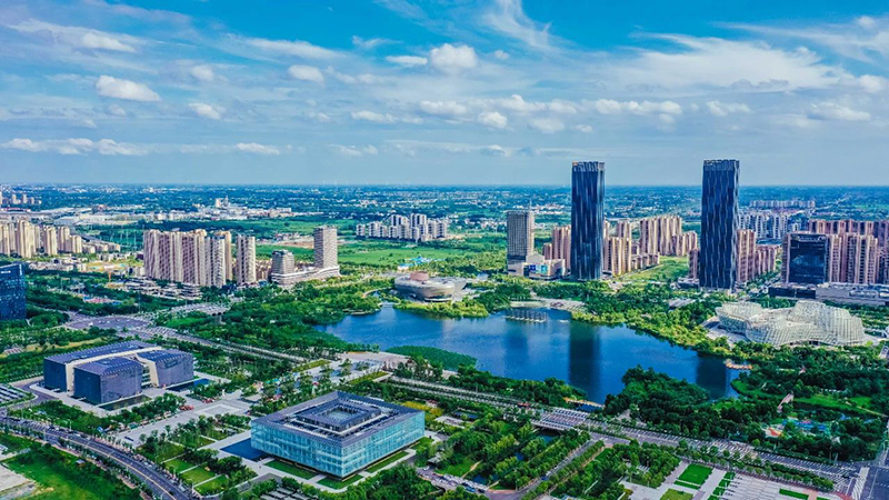 皖北“龍頭城市”阜陽。龐成攝