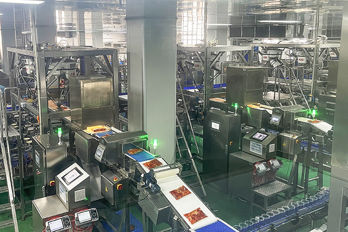 馬商食品高度自動化的生產(chǎn)車間。受訪者供圖