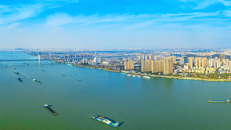 長(zhǎng)江蕪湖段。蕪湖市委宣傳部供圖