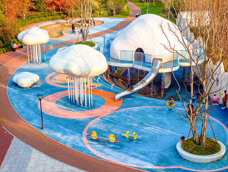 新建設(shè)的口袋公園云朵公園。鳩江區(qū)委宣傳部供圖.jpg