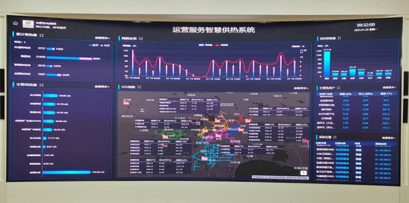 合肥熱電智慧供熱系統(tǒng)。合肥熱電供圖