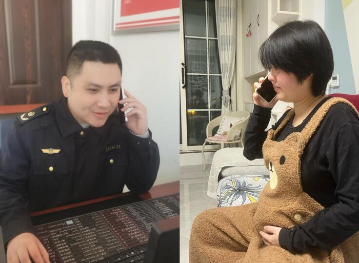 李根與妻子陳婉妮溫情對(duì)話。六安西中心供圖