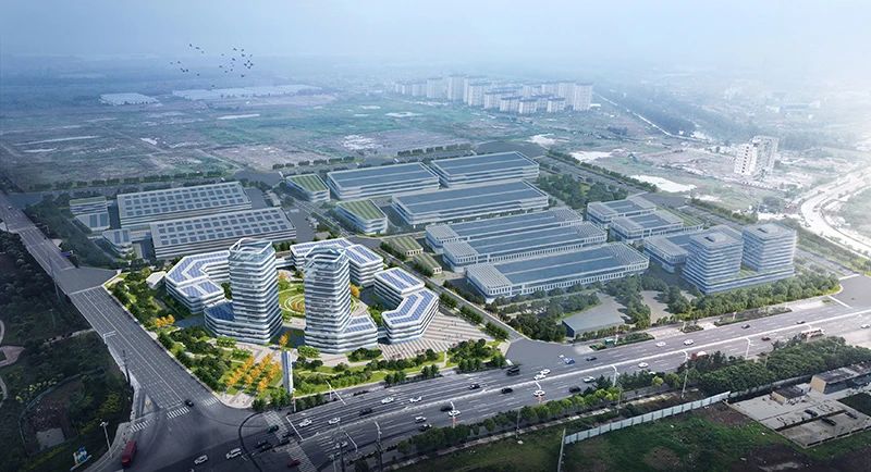 蚌埠商業(yè)航天產(chǎn)業(yè)園建成效果圖