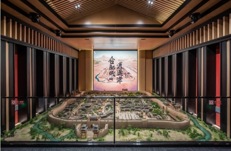 三國合肥歷史文化館內景。廬陽區(qū)委宣傳部供圖